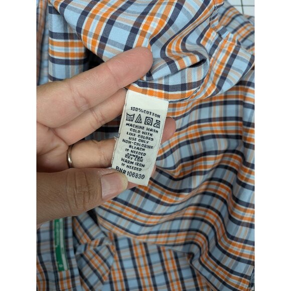 Vintage Rocawear Button Up Shirt Men Size 3XL Plaid Hip Hop Streetwear Y2K Logo - Picture 12 of 13